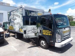 Florida Anchor and Barrier vapor barrier truck