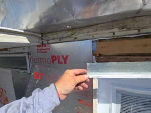 Mold and mildew damage to mobile home