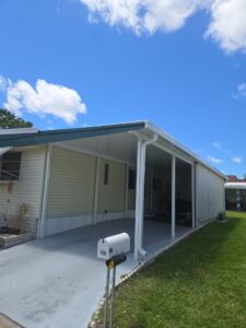 Mobile Home gutter Installation