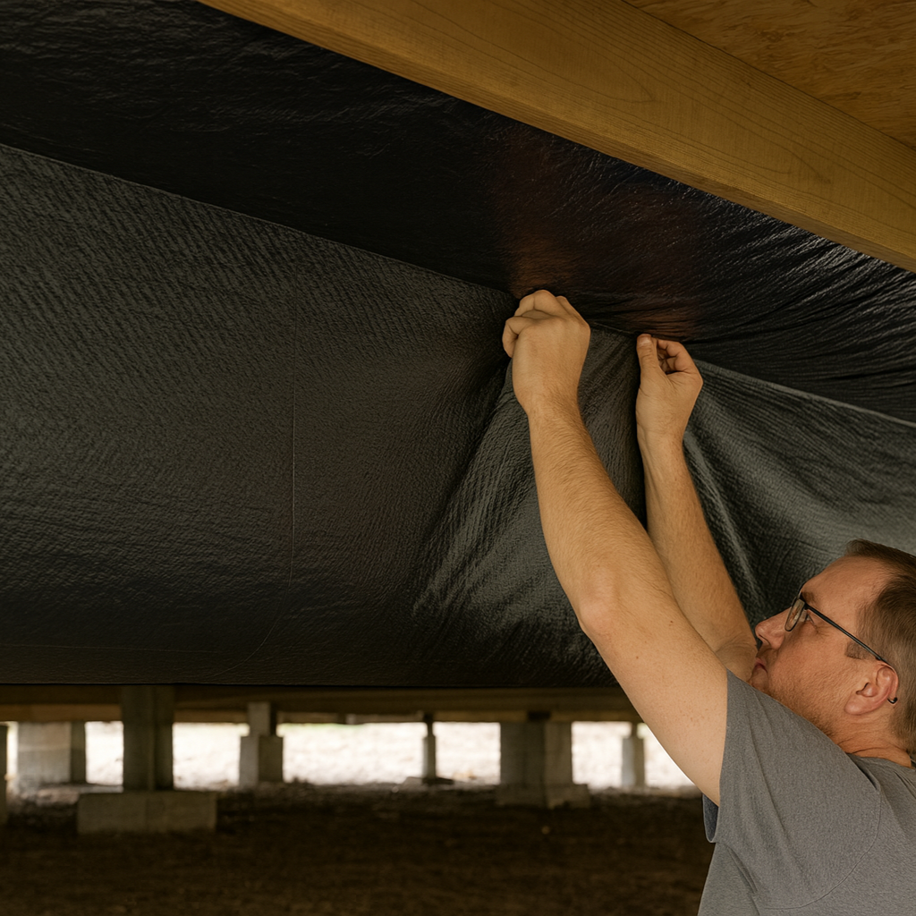 Vapor Barrier underneath Mobile Home
