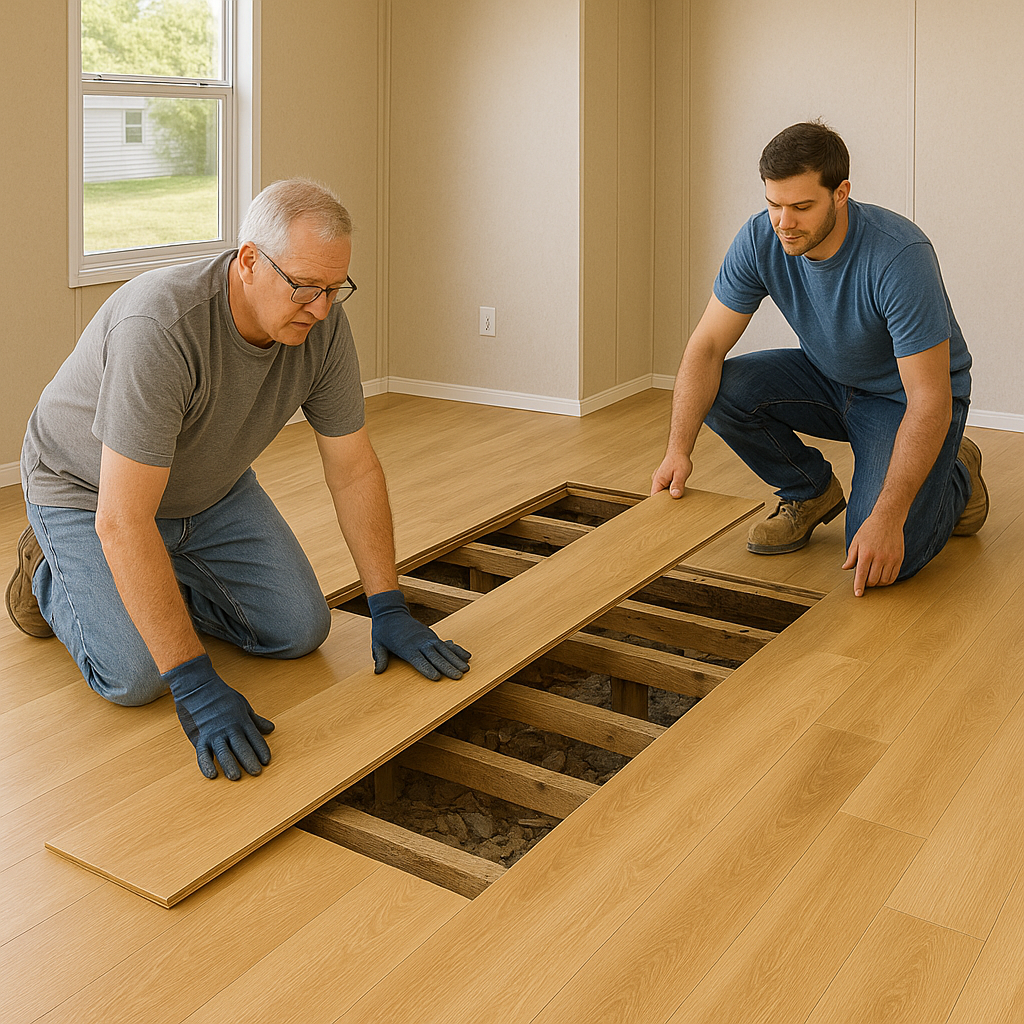 Mobile Home Flooring Installation