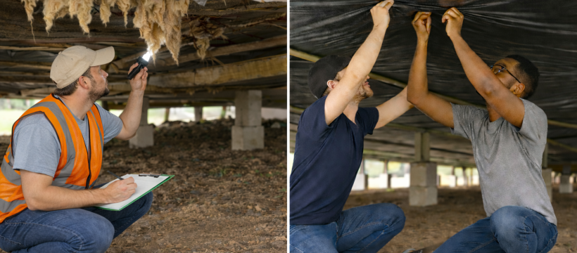 Mobile home vapor barrier inspection and professional installation by Florida Anchor & Barrier